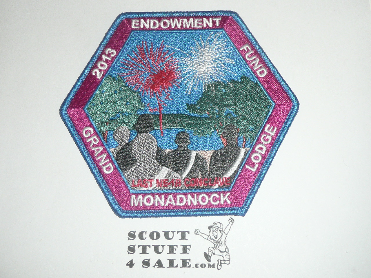 Order of the Arrow Lodge #309 Grand Monadnock x22 2013 Endowment Jacket Patch