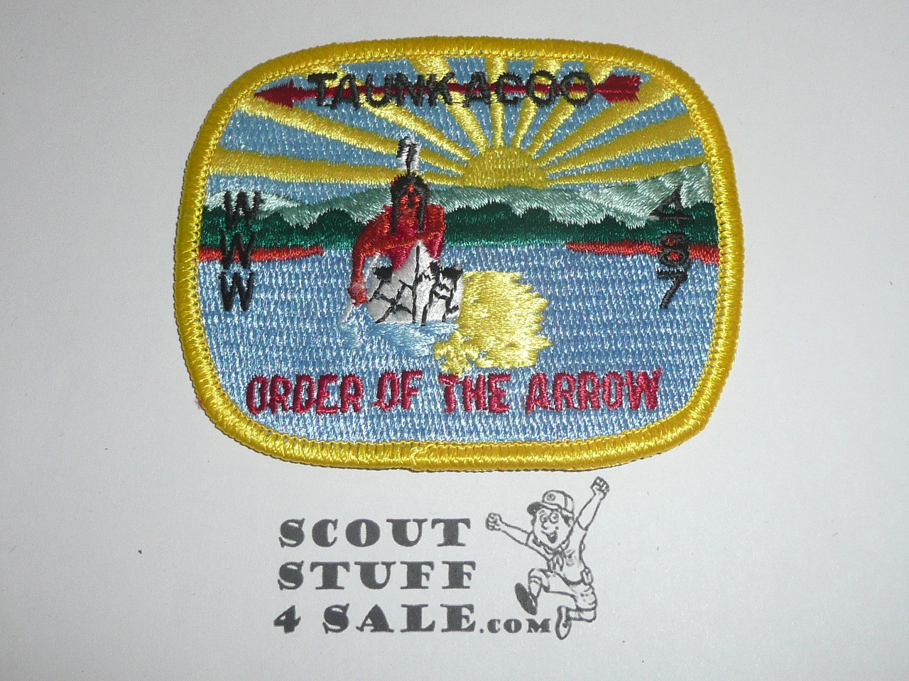 Order of the Arrow Lodge #487 Taunkacoo x4a Patch