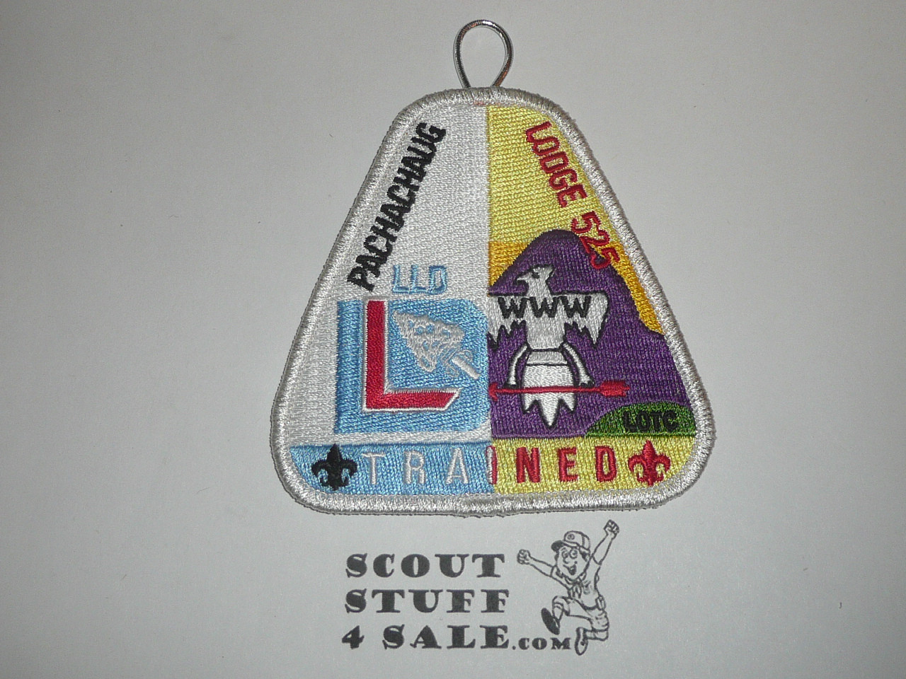 Order of the Arrow Lodge #525 Pachachaug x34 Lodge Officer Training Staff Patch, 50 made