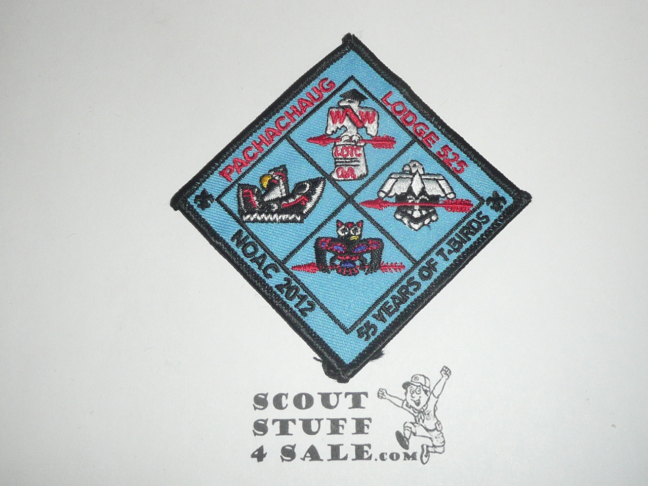 Order of the Arrow Lodge #525 Pachachaug x39 2012 NOAC Patch