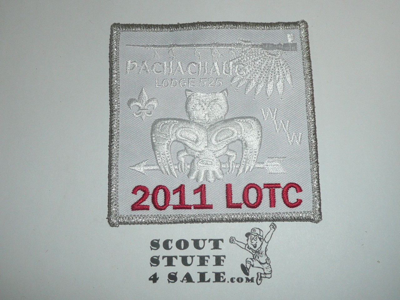 Order of the Arrow Lodge #525 Pachachaug 2011 Lodge Officer Training Staff Patch, 24 made