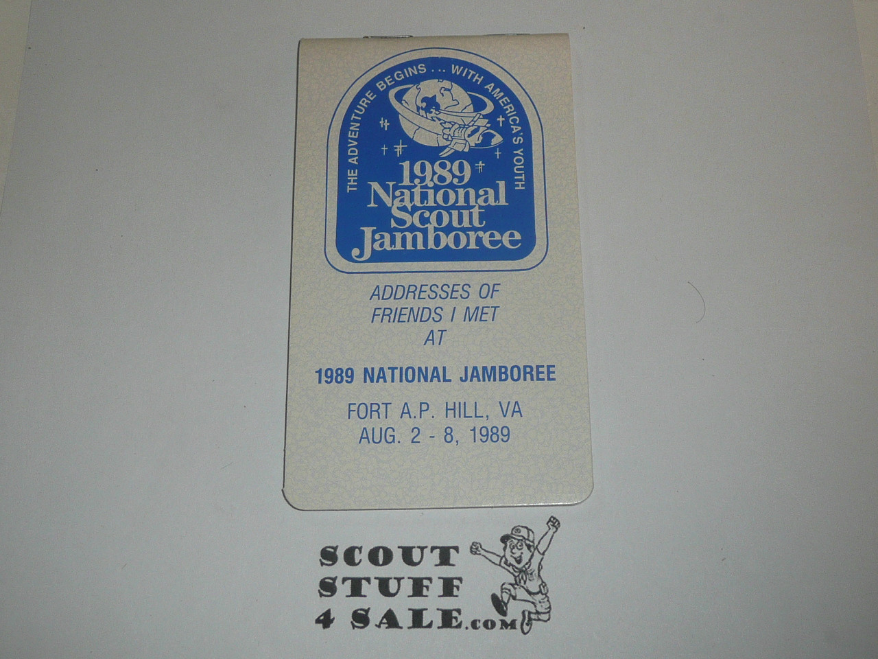1989 National Jamboree Note Pad / Address Book
