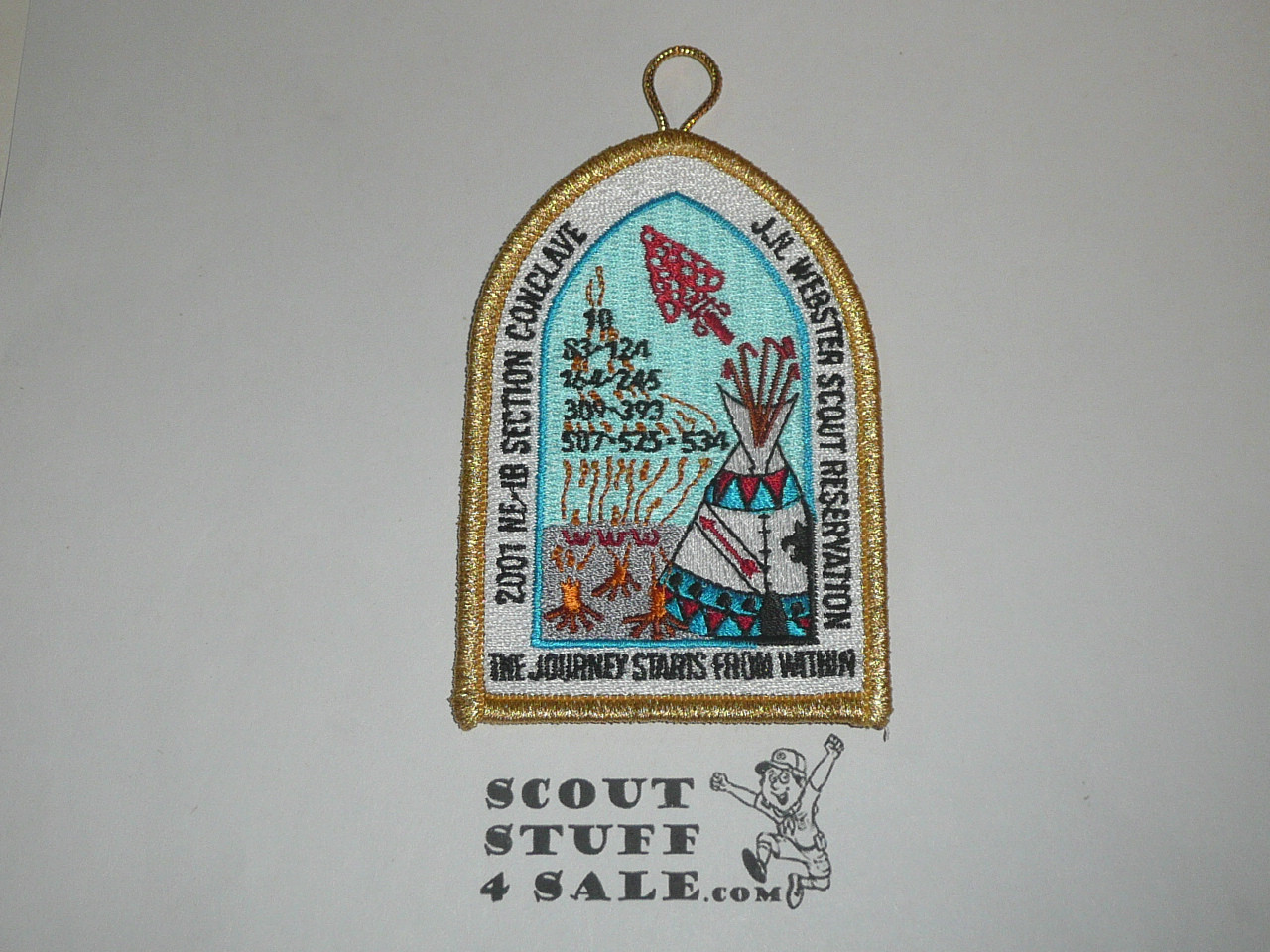 Section NE-1B Order of the Arrow Conclave Patch, 2001, staff Border