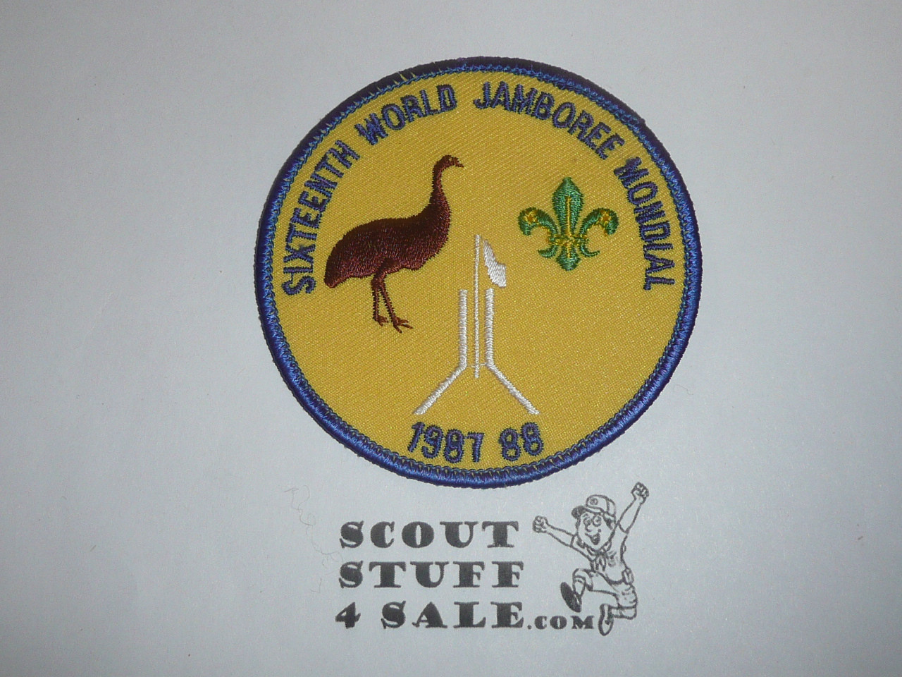 1987-1988 Boy Scout World Jamboree Obscure Enbroidered Patch