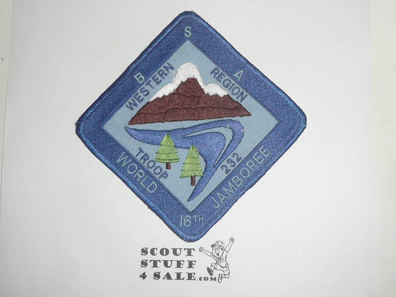 1987-88 World Jamboree JSP - Western Region Troop 232 Jacket Patch