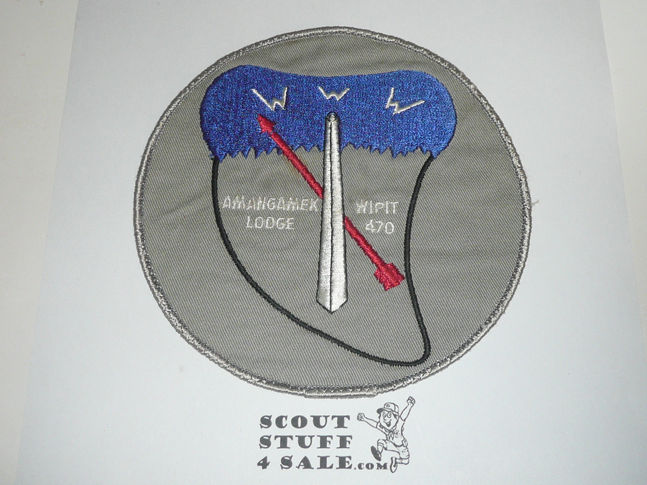 Order of the Arrow Lodge #470 Amangamek-Wipit j1 Jacket Patch