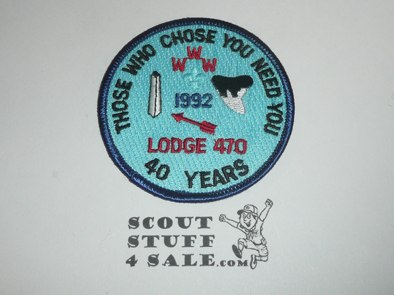 Order of the Arrow Lodge #470 Amangamek-Wipit 1992 Banquet Patch