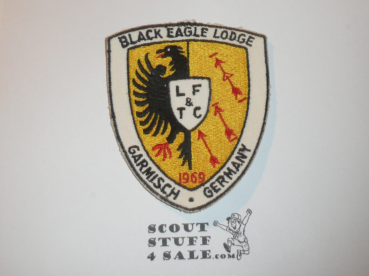 Order of the Arrow Lodge #482 Black Eagle 1969 Lodge Fellowship and Training Conference Patch