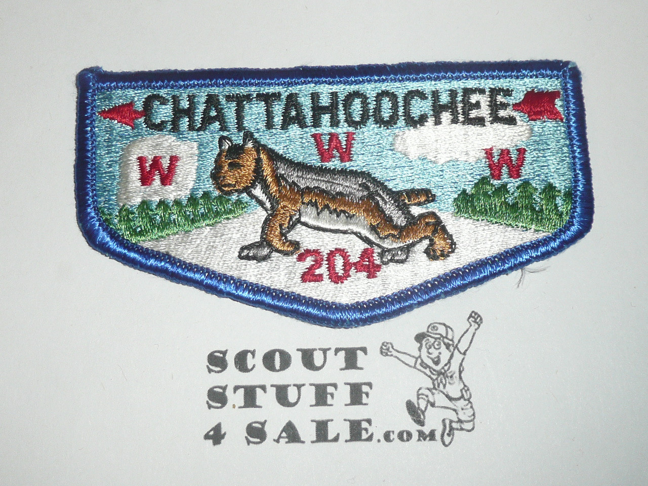 Order of the Arrow Lodge #204 Chattahoochee s10 Flap Patch