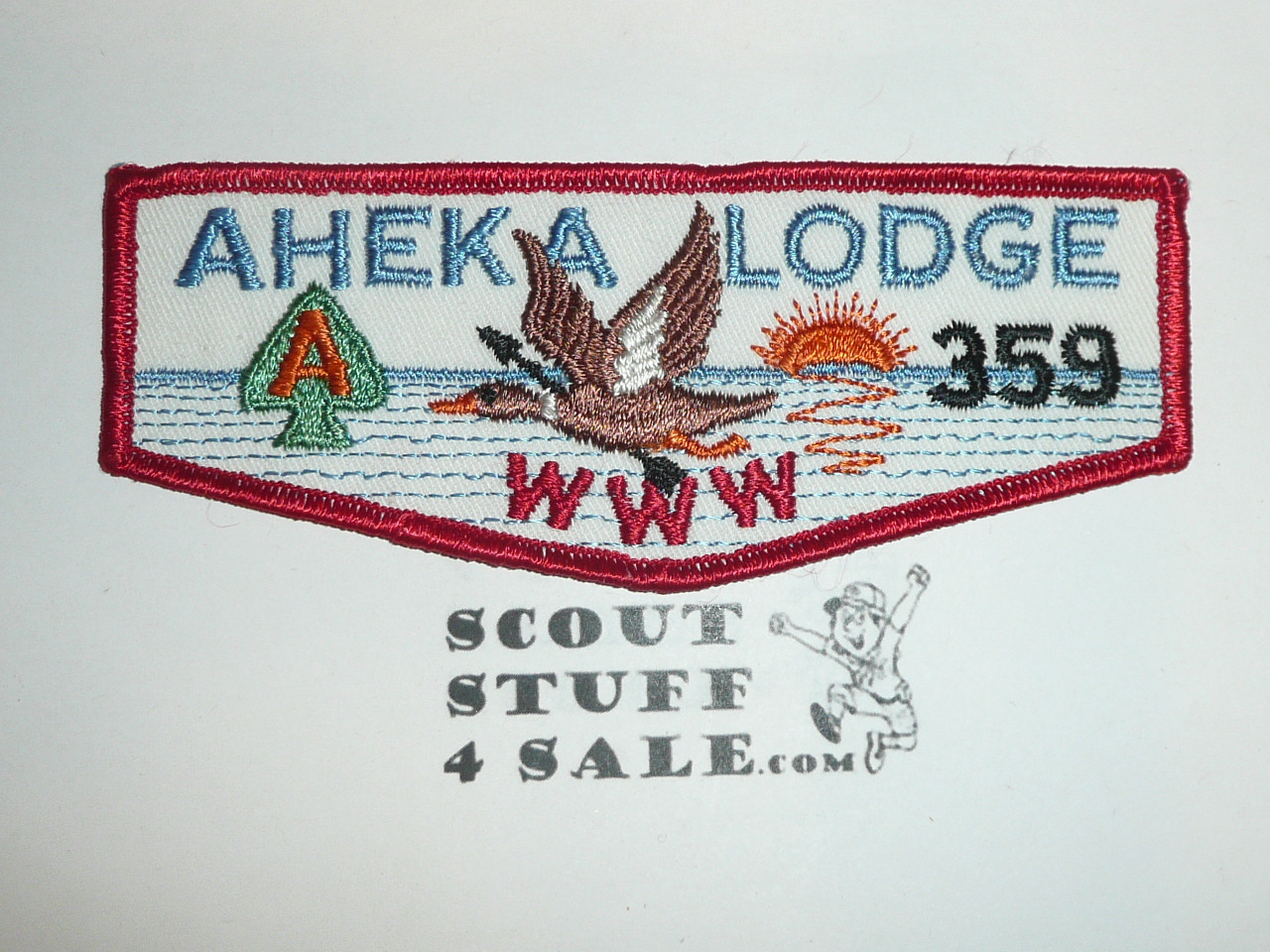 Copy of Order of the Arrow Lodge #359 Aheka f2 Flap Patch, lite use