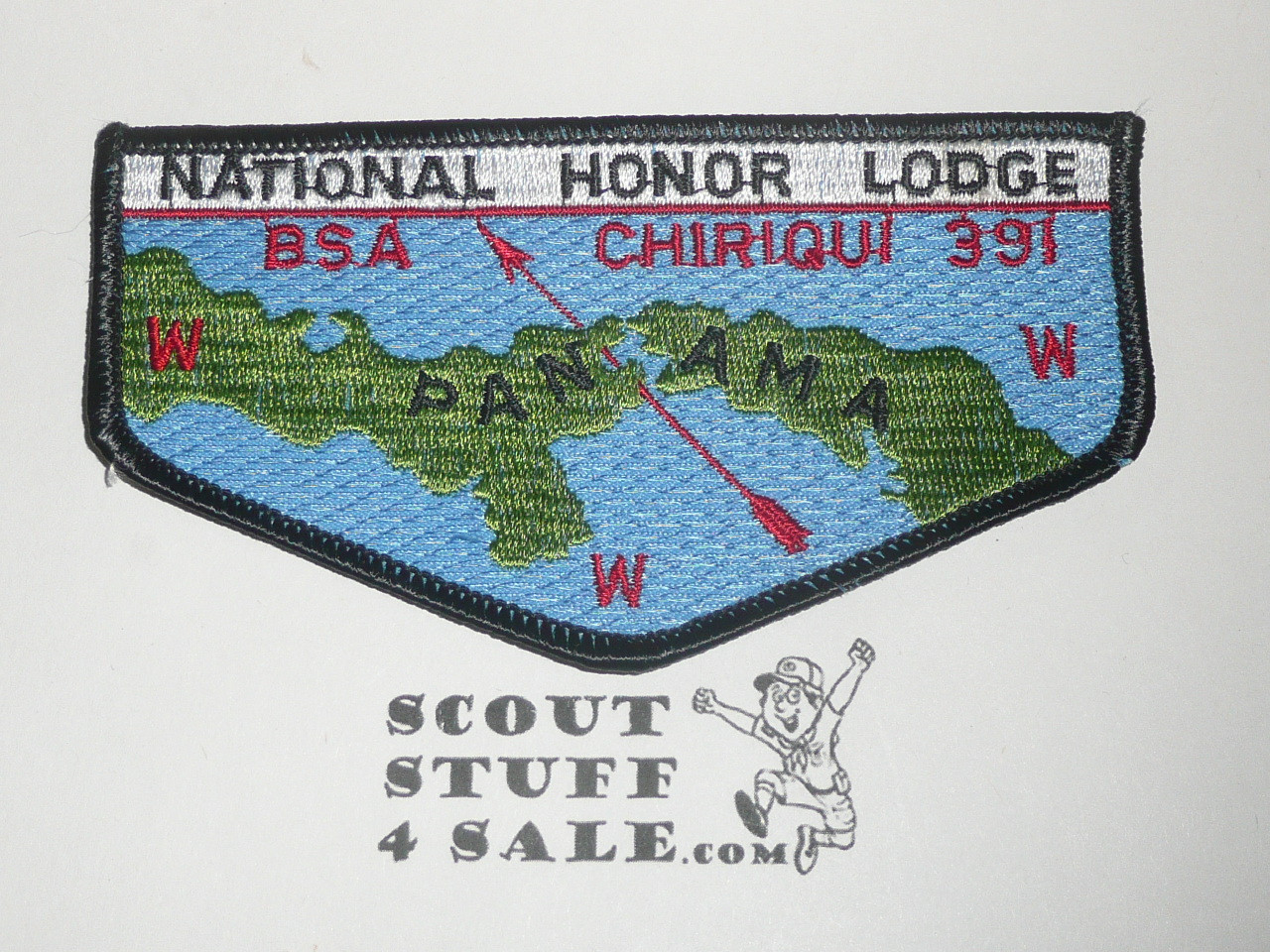 Order of the Arrow Lodge #391 Chiriqui s26 National Honor Lodge Flap Patch