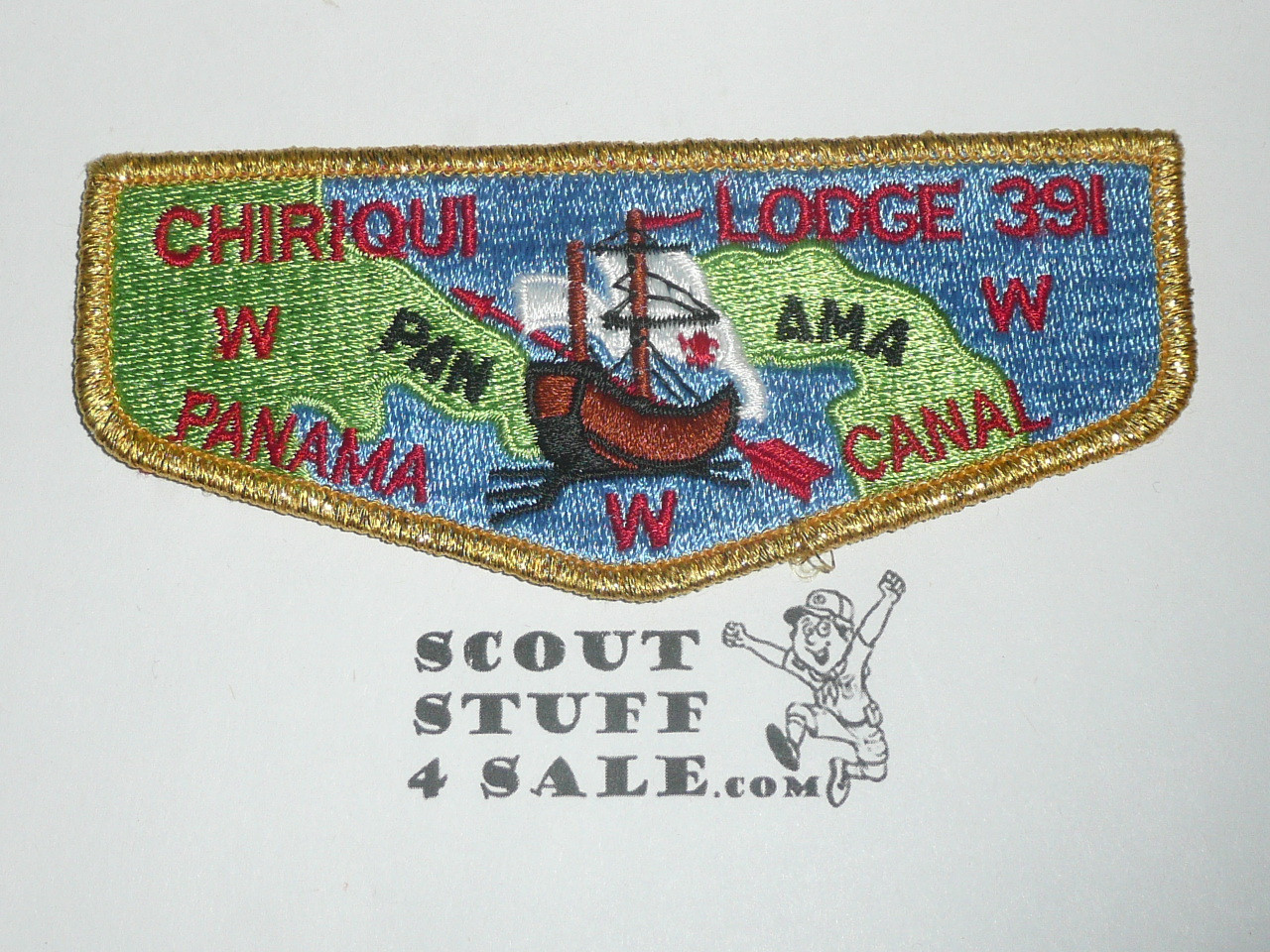 Order of the Arrow Lodge #391 Chiriqui s24 Flap Patch