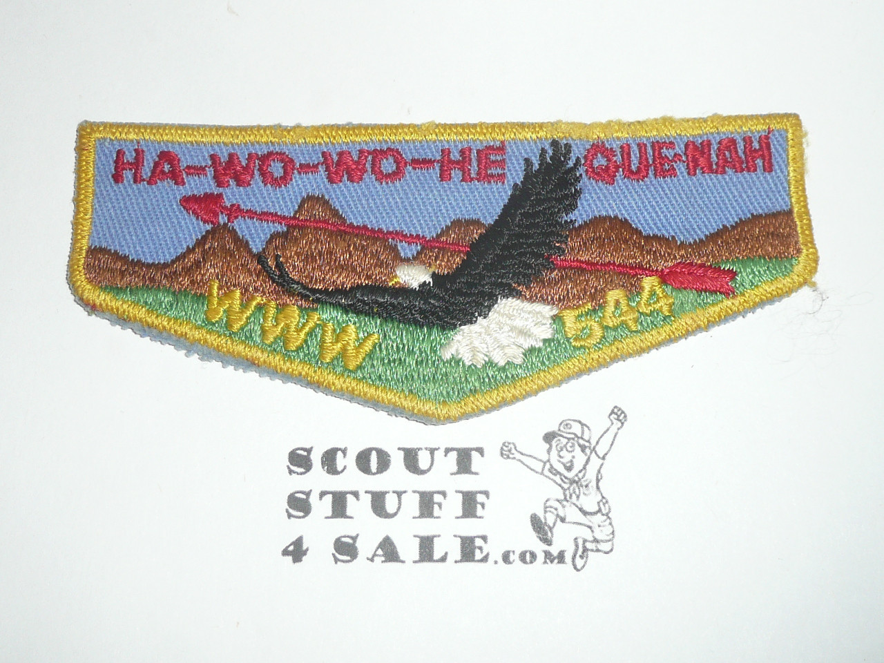 Order of the Arrow Lodge #544 Ha-Wo-Wo-He f1 First Flap Patch