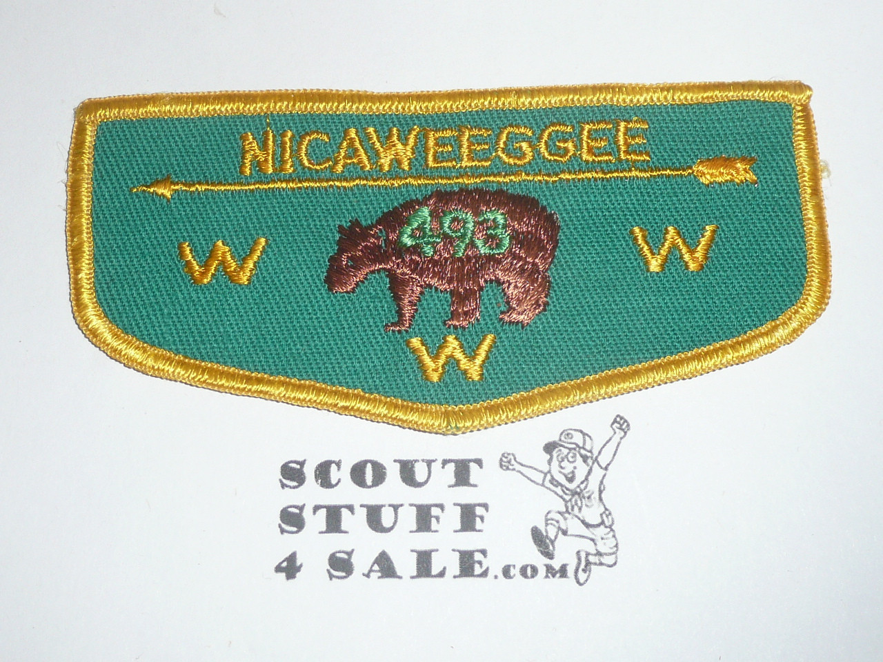 Order of the Arrow Lodge #493 Nicaweeggee zf3 Flap Patch