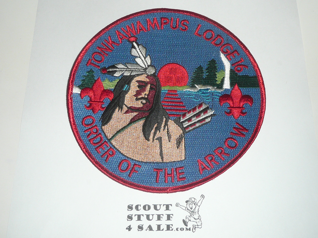 Order of the Arrow Lodge #16 Tonkawampus j1 Jacket Patch