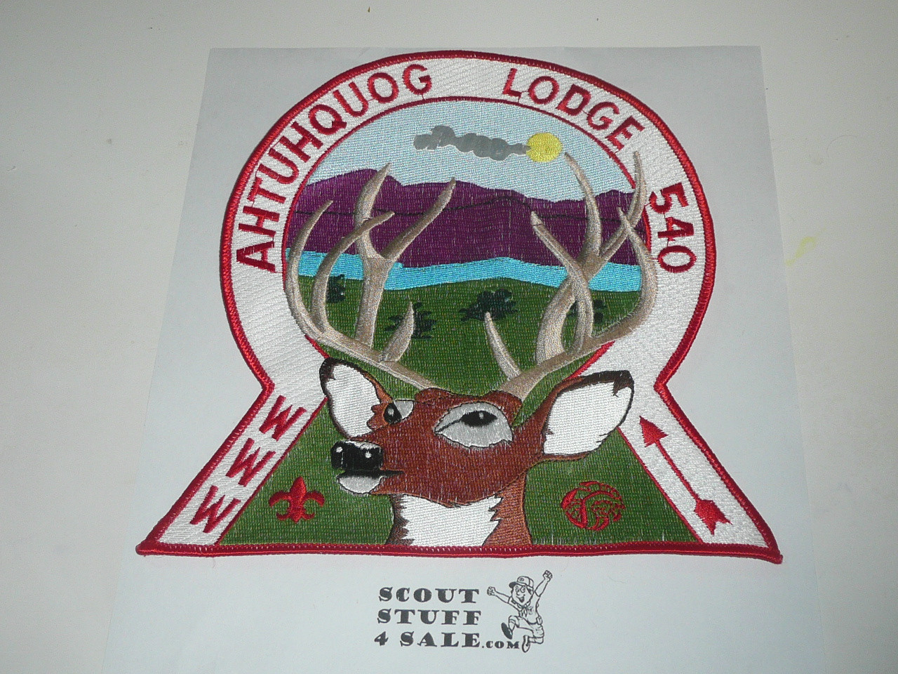 Order of the Arrow Lodge #540 Ahtuhquog j3 Jacket Patch