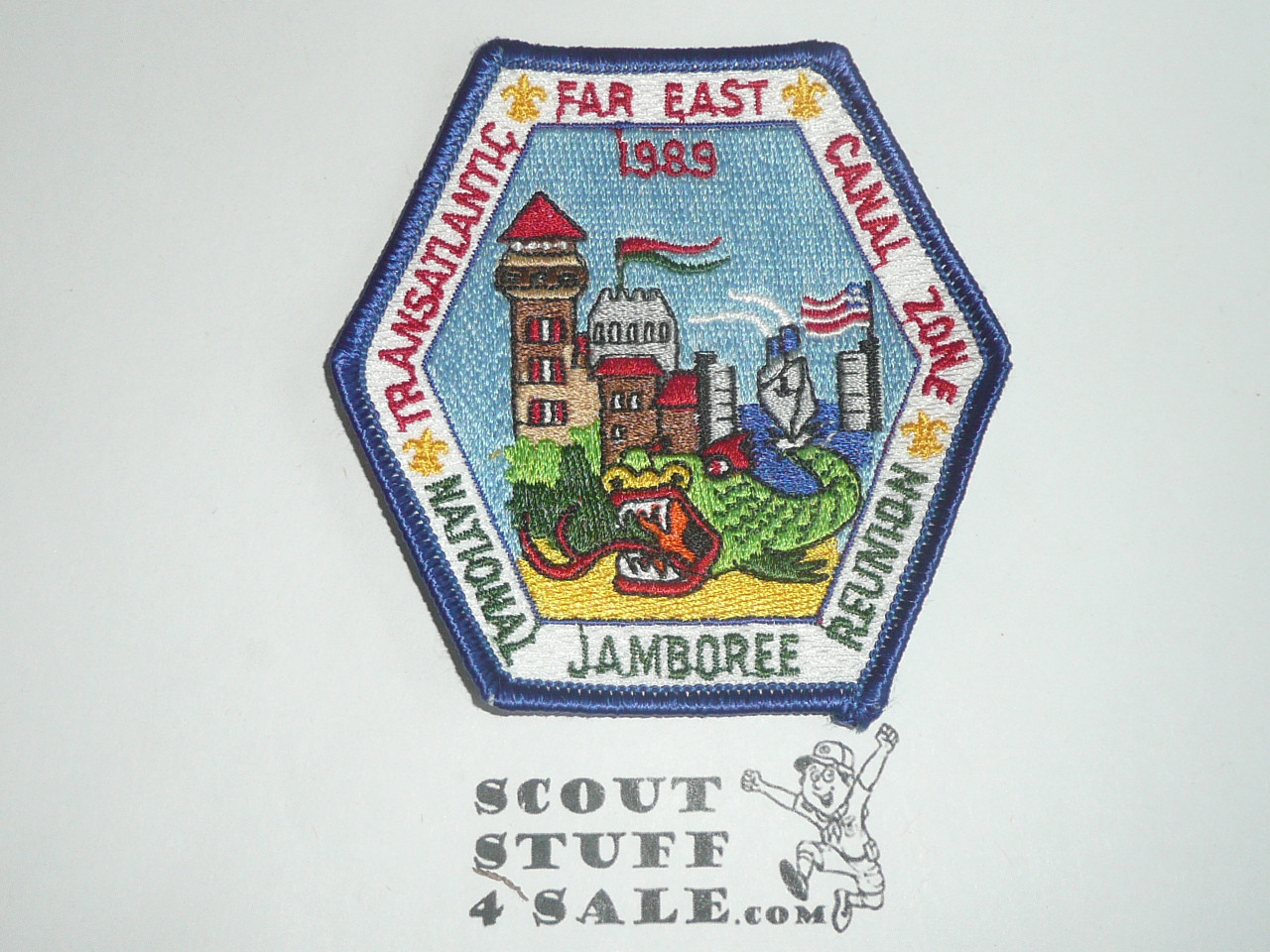1989 National Jamboree JSP - Transatlantic, Far East and Canal Zone Patch