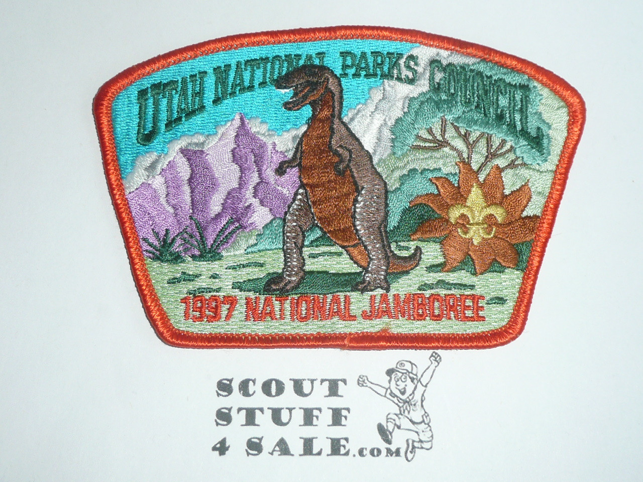 1997 National Jamboree JSP -Utah National Parks Council, orange bdr