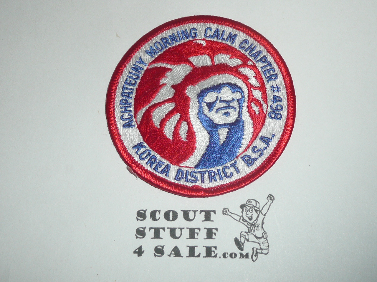 Order of the Arrow Lodge #498 Achpateuny Morning Calm Chapter Patch, Korea District