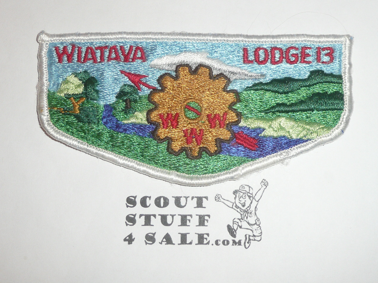 Order of the Arrow Lodge #13 Wiatava s2 Flap Patch - Boy Scout