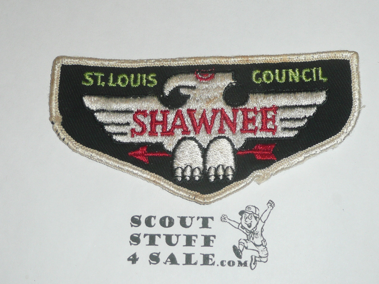 Order of the Arrow Lodge #51 Shawnee f1 Flap Patch, lite use