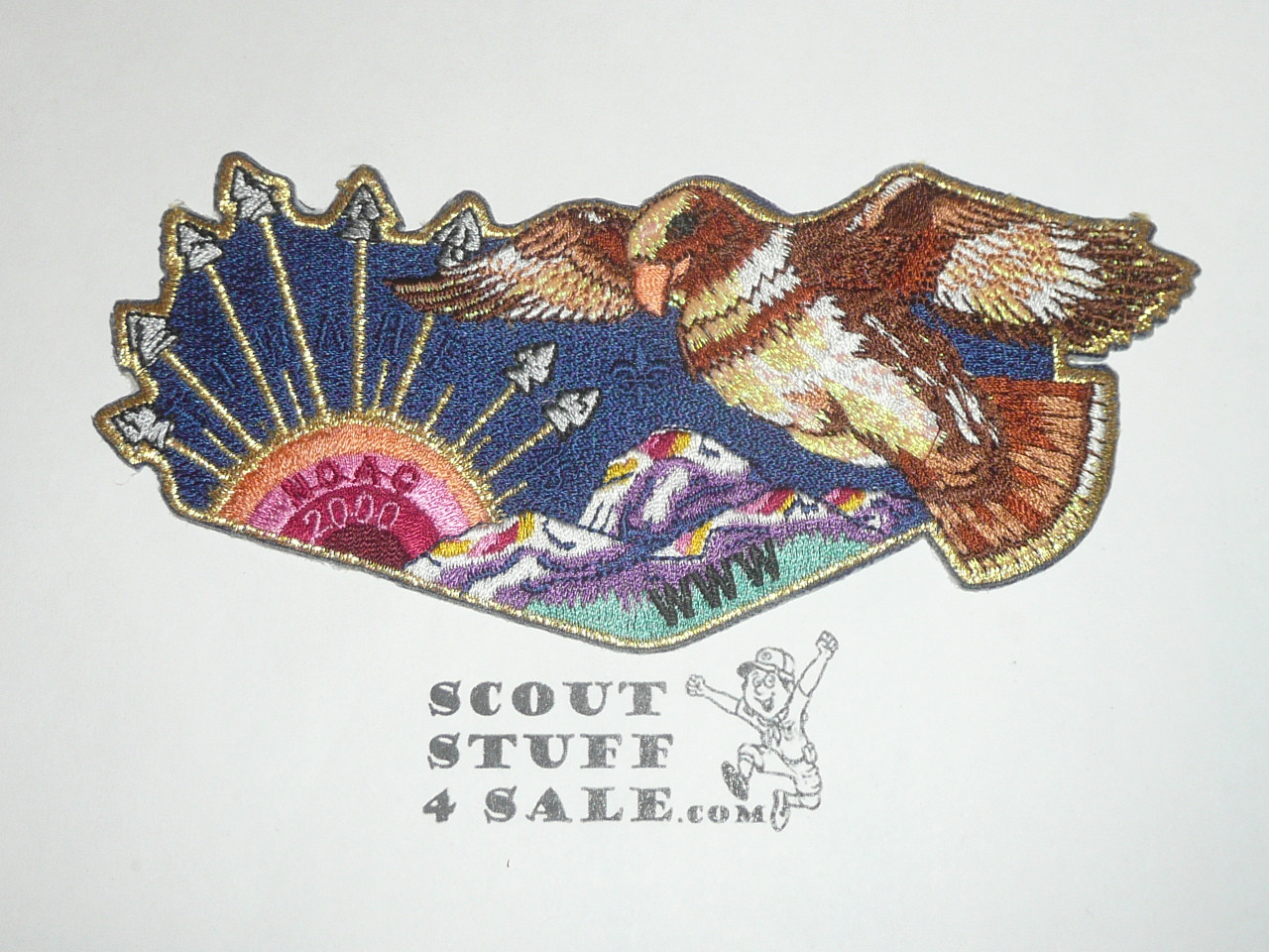 Order of the Arrow Lodge #45 Tiwahe s15 2000 NOAC Flap Platch