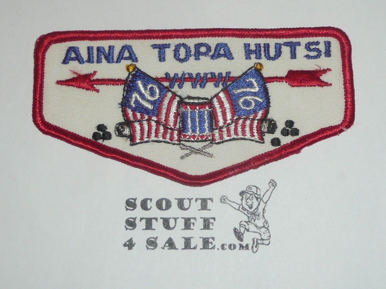 Order of the Arrow Lodge #60 Aina Topa Hutsi f3 Flap Patch