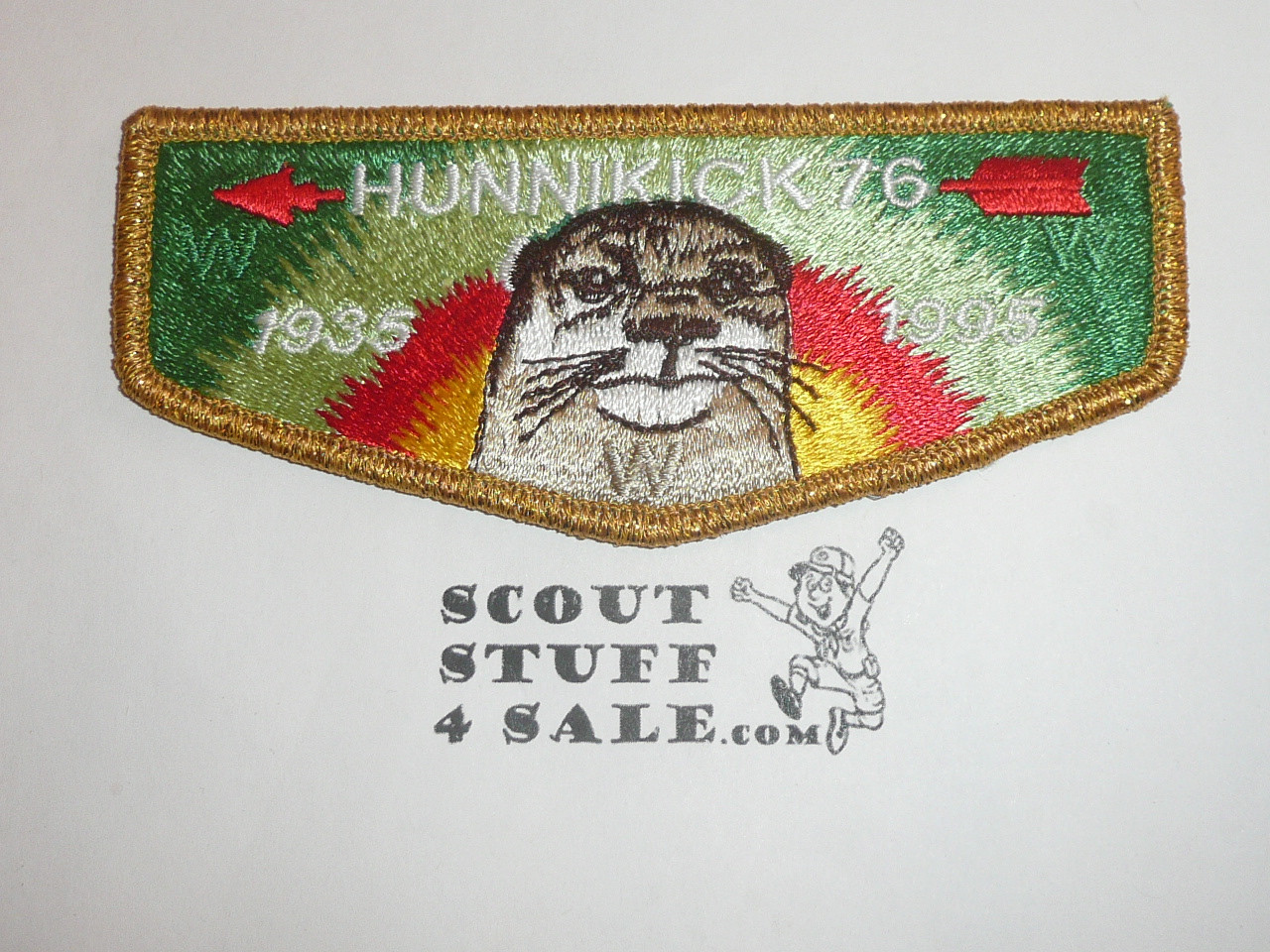Order of the Arrow Lodge #76 Hunnikick s19 60th Anniversary Flap Patch