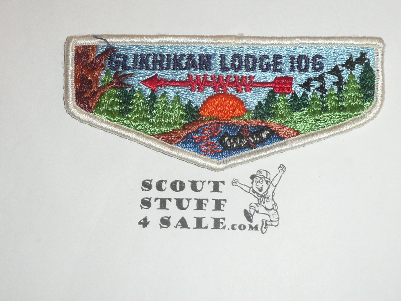Order of the Arrow Lodge #106 Glikhikan s2 Flap Patch