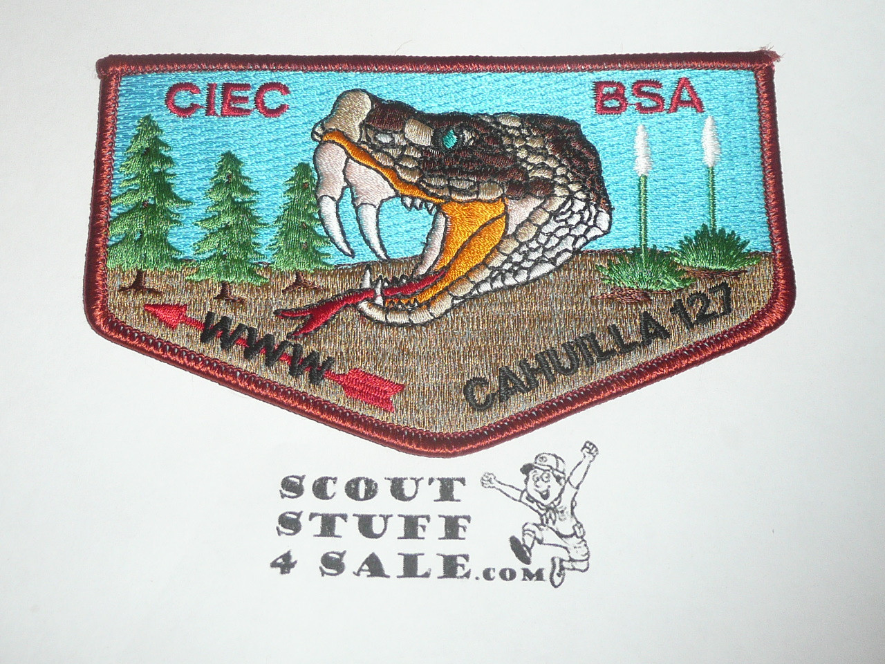 Order of the Arrow Lodge #127 Cahuilla s51 Flap Patch