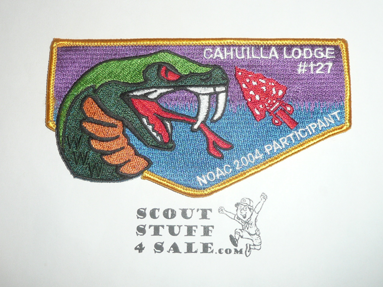 Order of the Arrow Lodge #127 Cahuilla s84 2004 NOAC Flap Patch