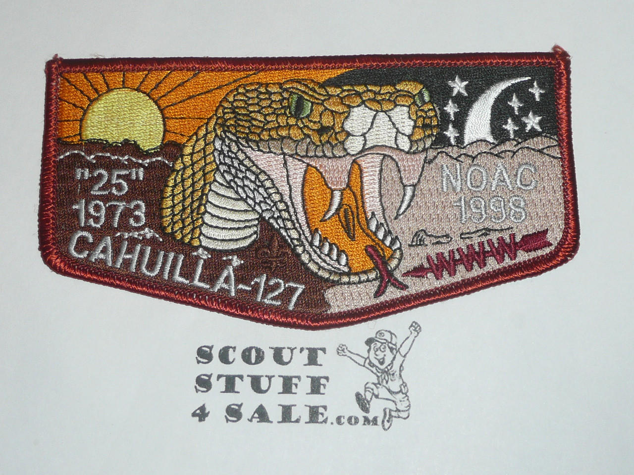 Order of the Arrow Lodge #127 Cahuilla s55 1998 NOAC Flap Patch