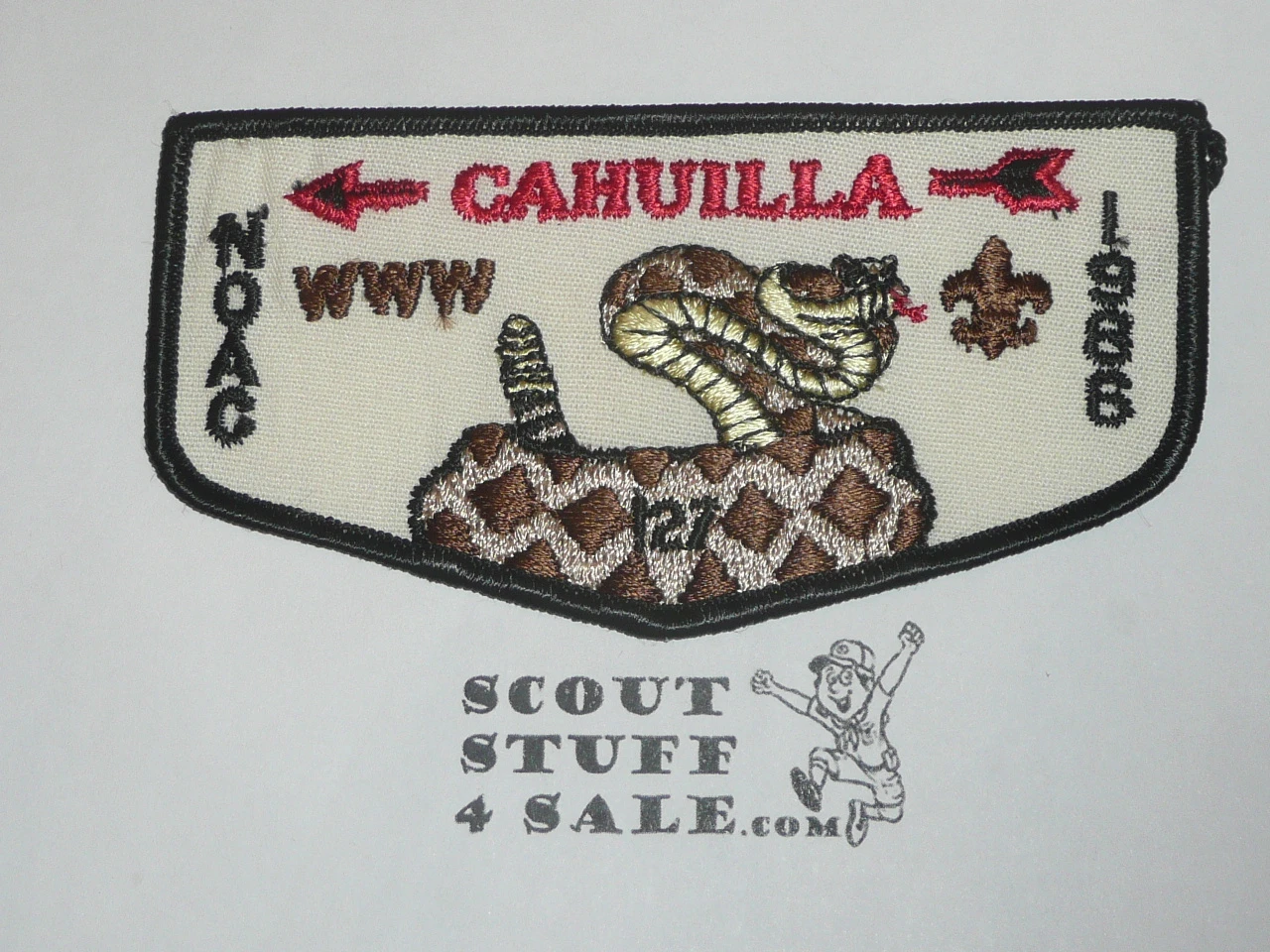 Order of the Arrow Lodge #127 Cahuilla f2 1986 NOAC Flap Patch