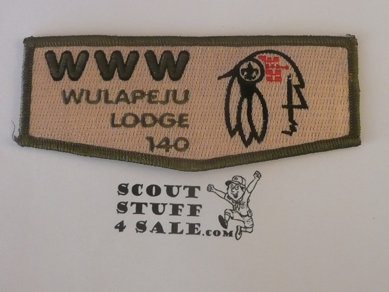 Order of the Arrow Lodge #140 Wulapeju solid Flap Patch