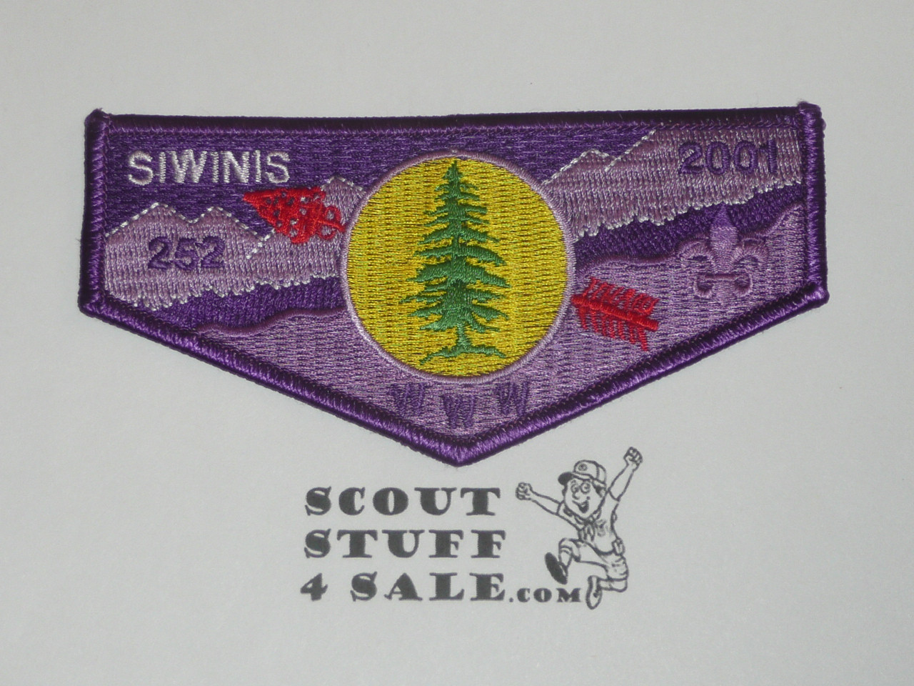 Order of the Arrow Lodge #252 Siwinis s45 2001 Flap Patch