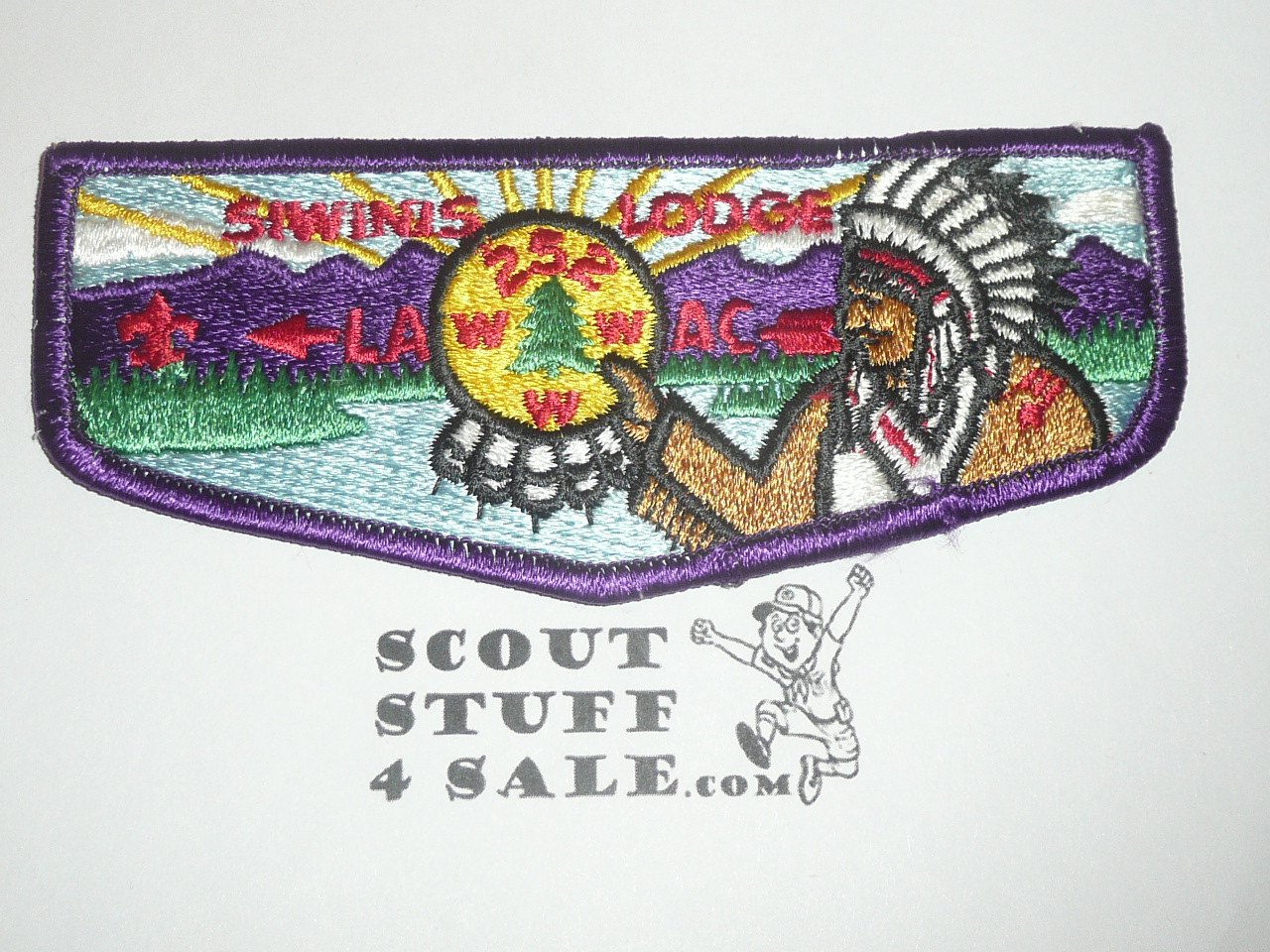 Order of the Arrow Lodge #252 Siwinis s11 Flap Patch