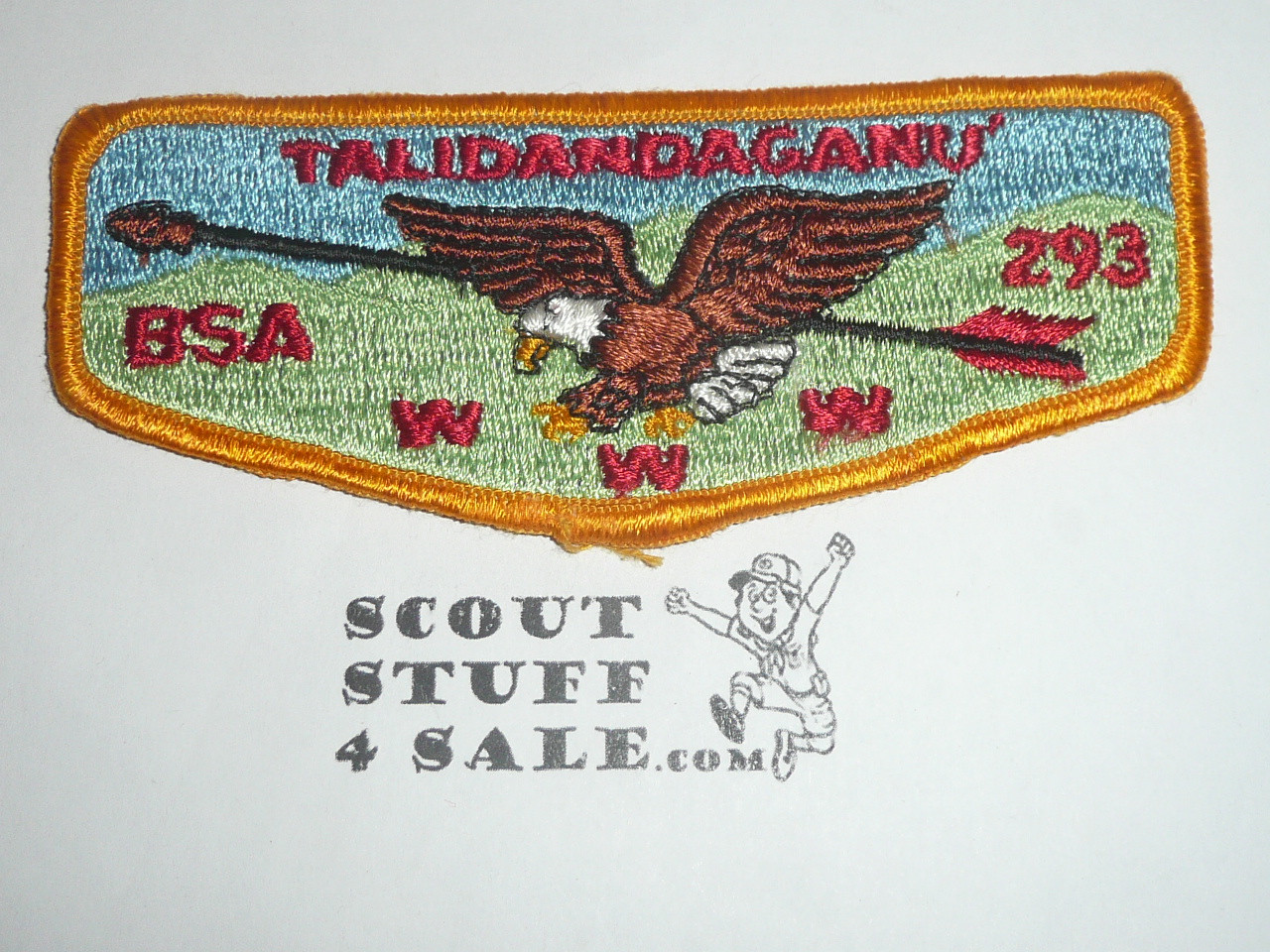 Order of the Arrow Lodge #293 Talidandaganu s6 Flap Patch