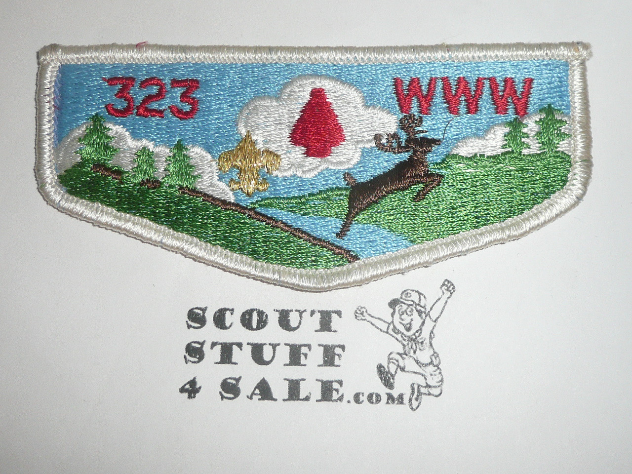 Order of the Arrow Lodge #323 Arrowhead s4 Flap Patch