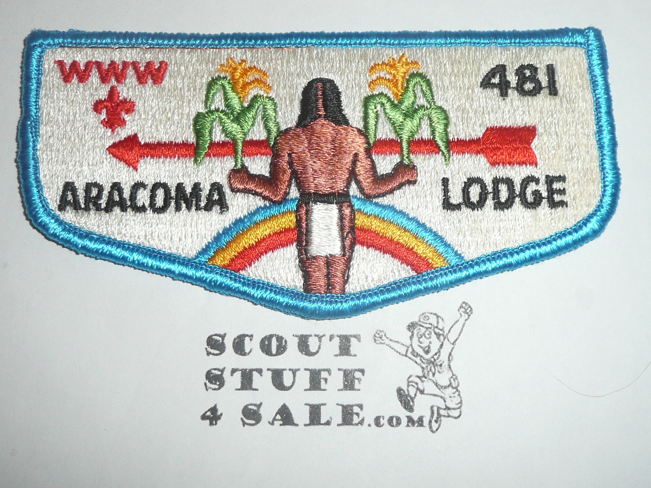 Order of the Arrow Lodge #481 Aracoma S7a Flap Patch