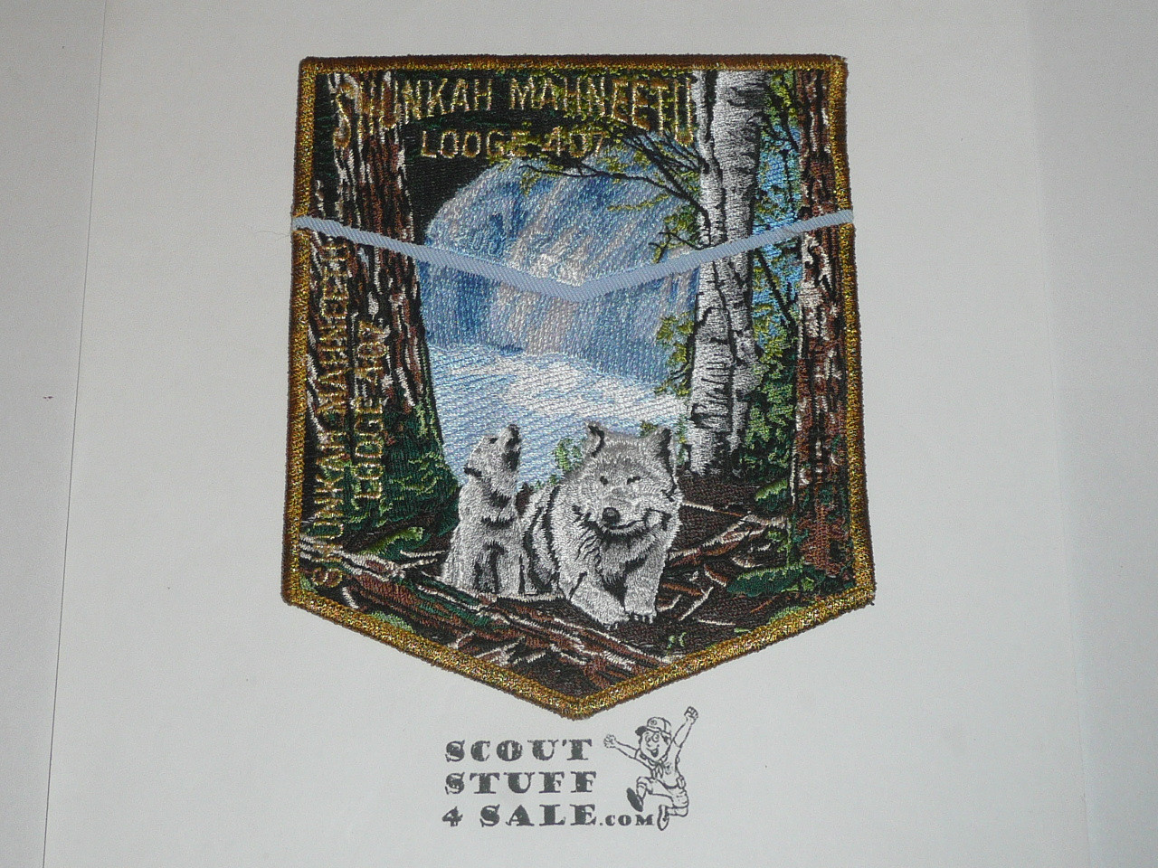 Order of the Arrow Lodge #407 Shunkah Mahneetu 2-piece Flap Patch