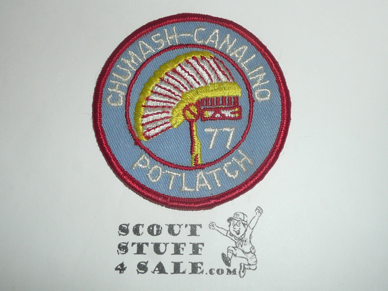 Order of the Arrow Lodge #90 304 Canalino Chumash 1977 bi-Lodge Conclave Patch