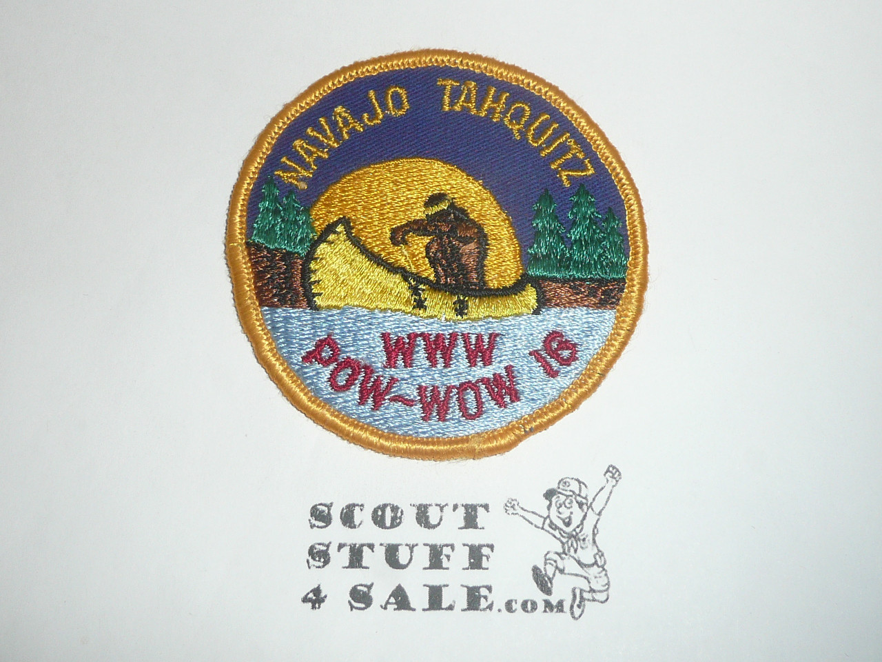 Order of the Arrow Lodge #98 Navajo 1970 Pow Wow #16 Patch, with Taquitz #127