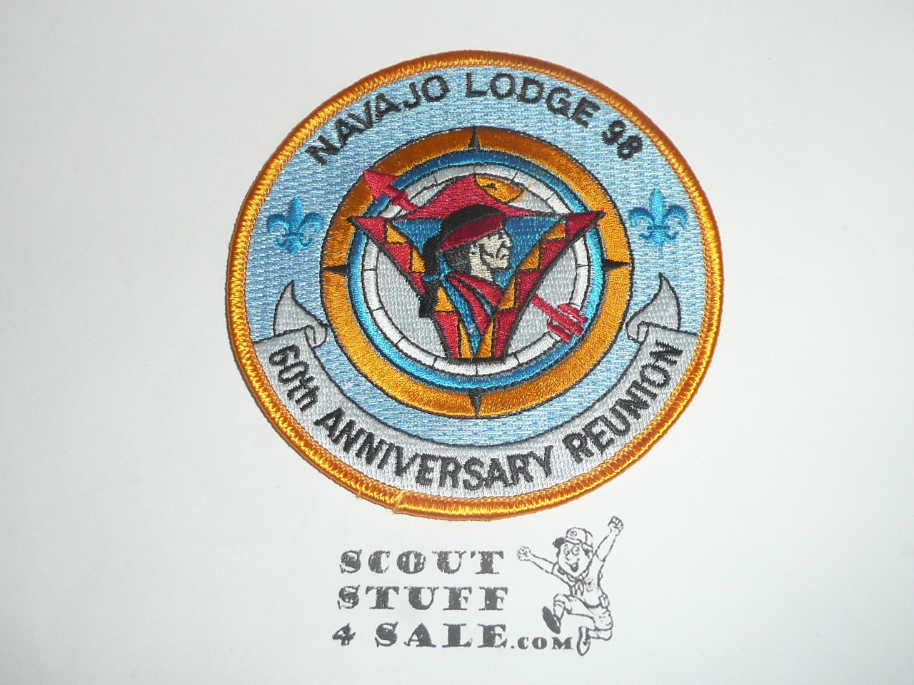 Order of the Arrow Lodge #98 Navajo Pow Wow 60th Anniversary Reunion Patch