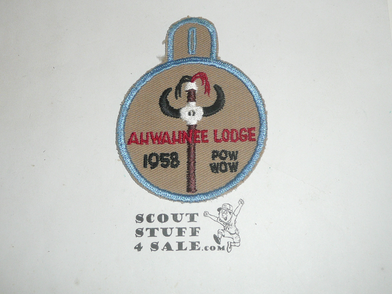 Order of the Arrow Lodge #436 Ashie 1958 Pow Wow Patch-Scout
