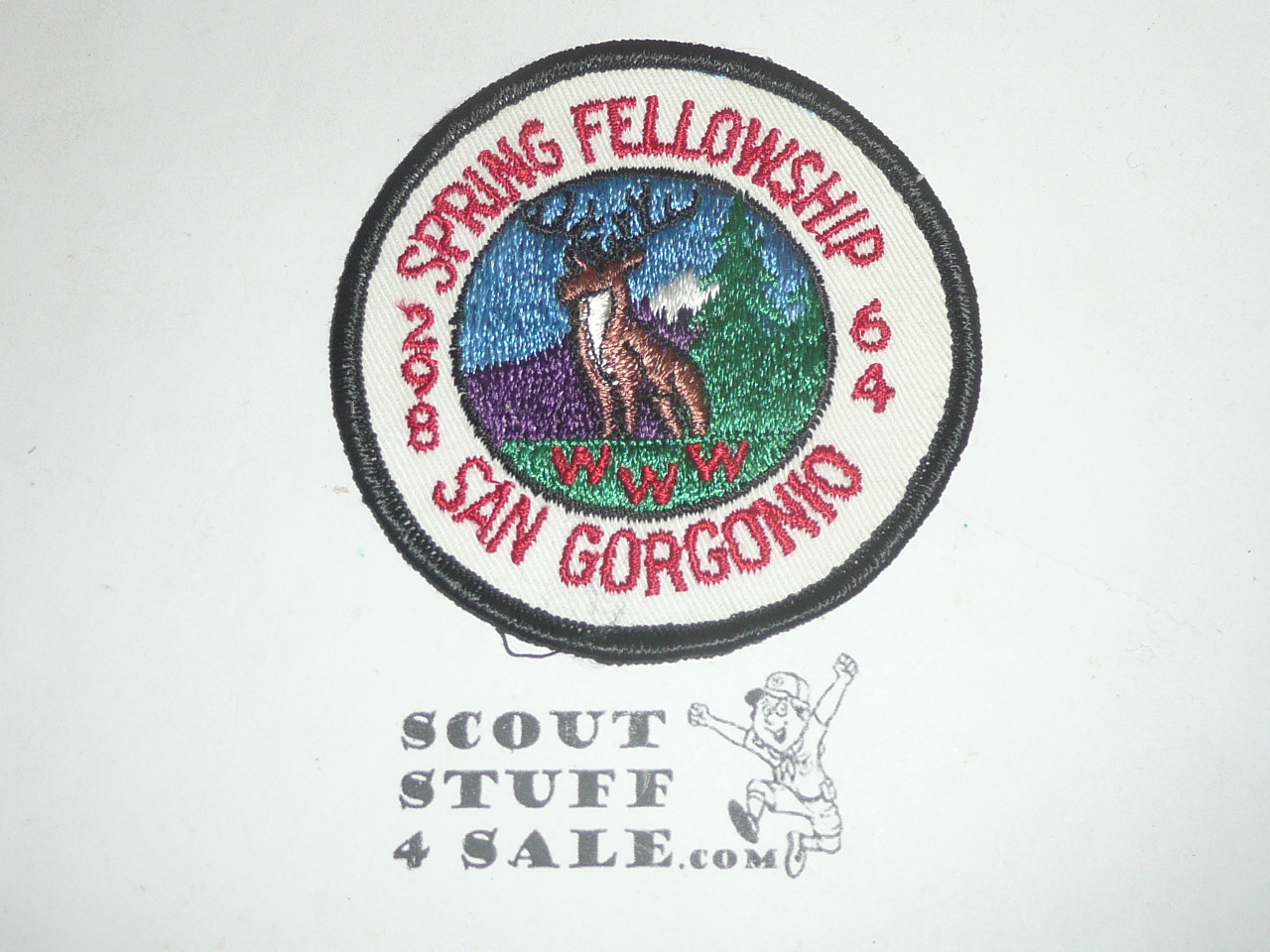 Order of the Arrow Lodge #298 San Gorgonio 1964 Spring Fellowship Patch
