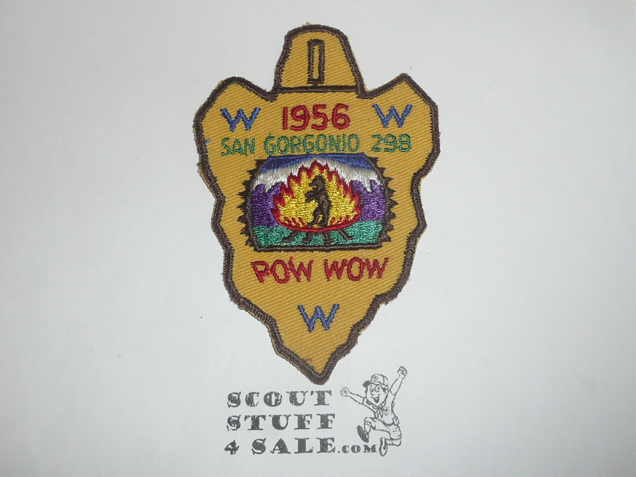Order of the Arrow Lodge #298 San Gorgonio 1956 Pow Wow Patch