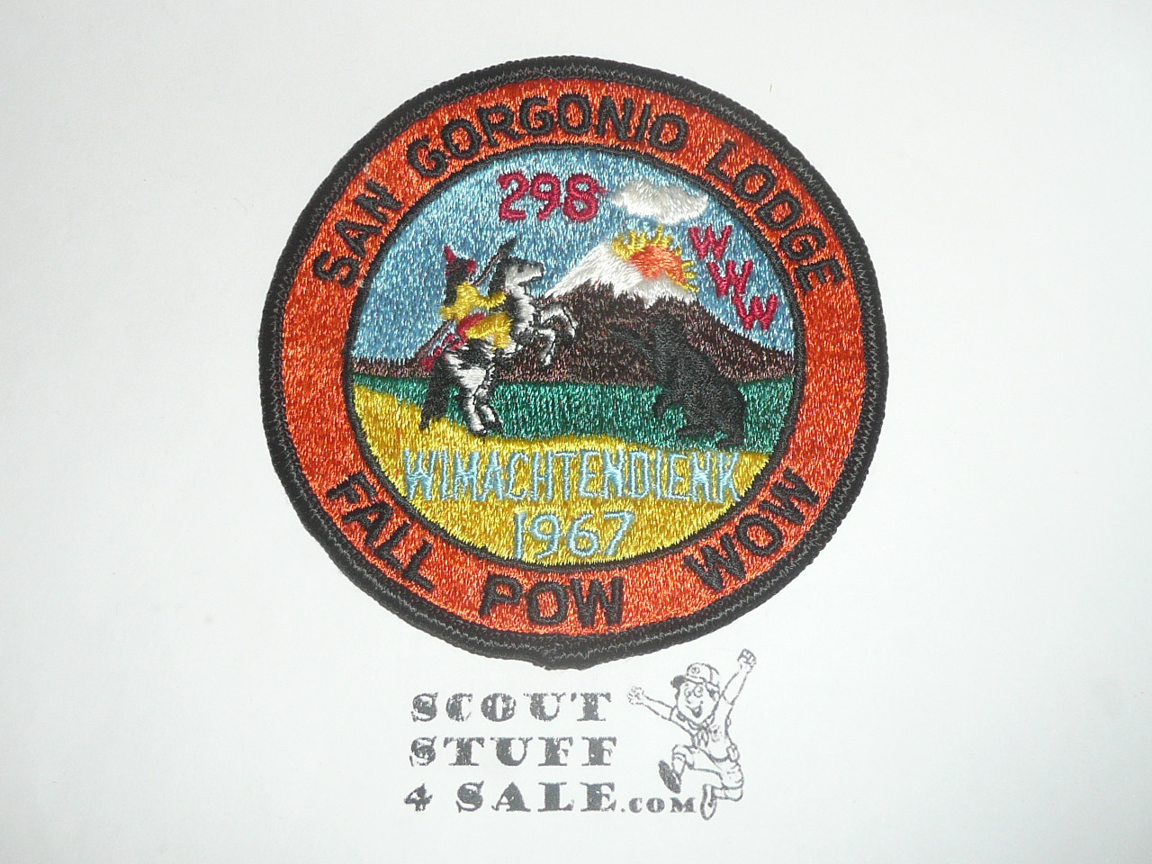 Order of the Arrow Lodge #298 San Gorgonio 1967 Pow Wow Patch
