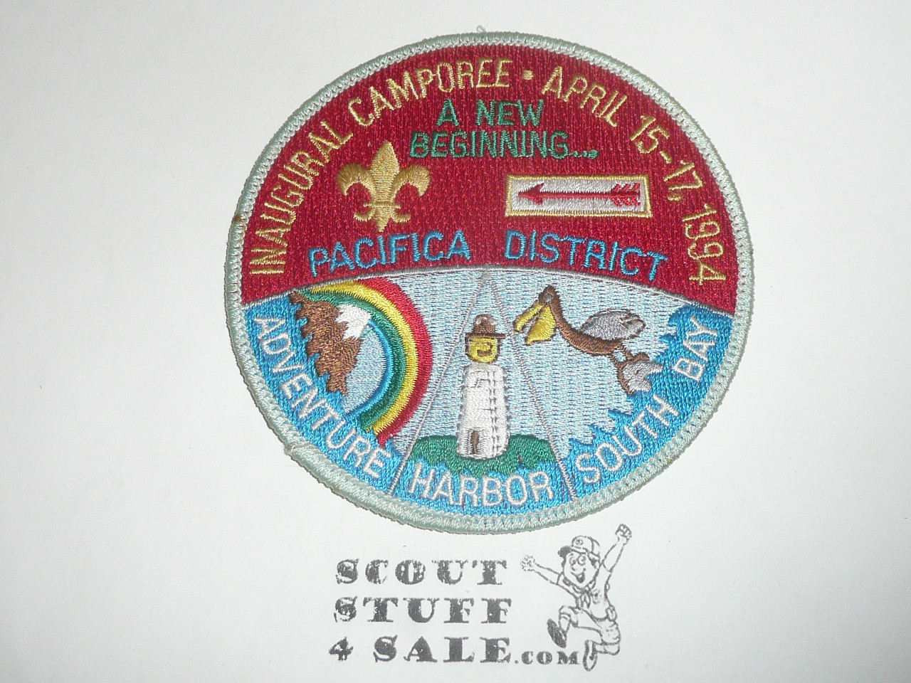 Order of the Arrow Lodge #252 Siwinis Pacifica District 1994 OA Camporee Patch