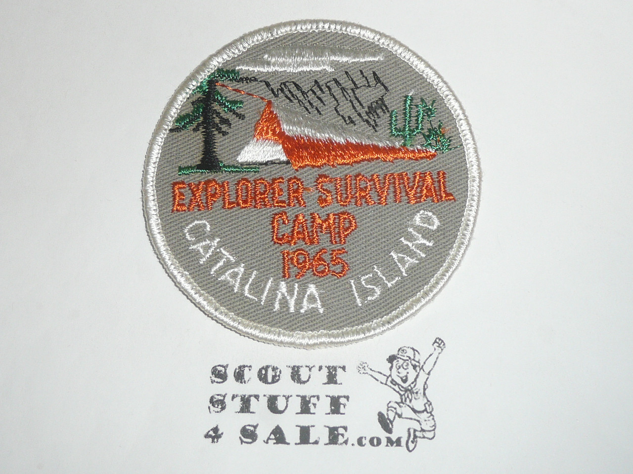 1965 Camp Emerald Bay Explorer Survival Camp Patch