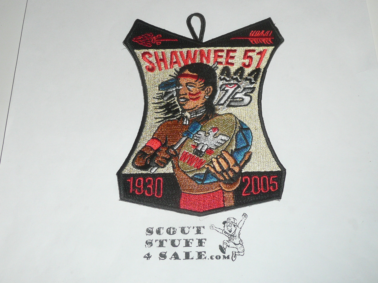 Order of the Arrow Lodge #51 Shawnee x15 75th Anniversary Patch